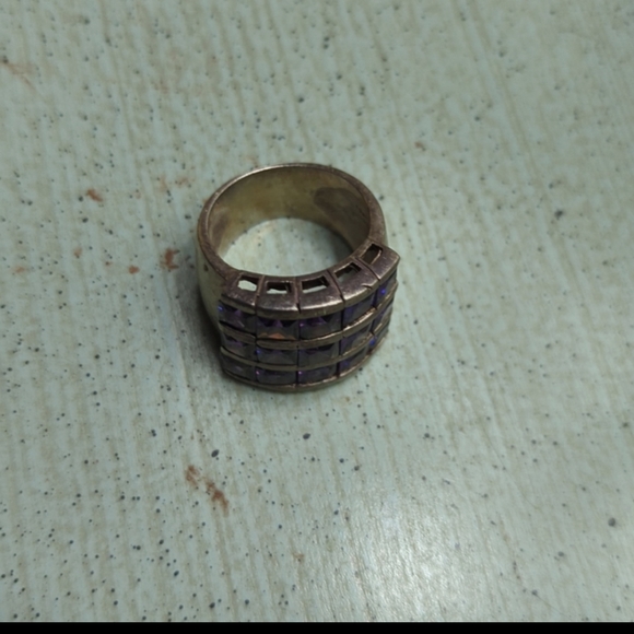 Purple chunky ring - Picture 2 of 4